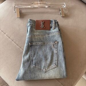 Saint Laurent Men's Light Blue Jeans